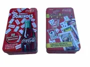 Coca Cola Double 6 Dominoes & Playing Cards Dice Set Collectible Offical Pack