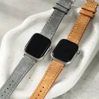 在飛比找momo購物網優惠-【W.wear】Apple watch-絨毛感麂皮蘋果錶帶(