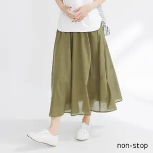 【non-stop】日常棉質輕柔長裙-2色