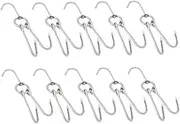 NOLITOY 10 Pcs Grill Hooks Convenient Poultry Hanging Hooks for BBQ Sharp Meat Drying Tools for Bacon Poultry for Easy Use