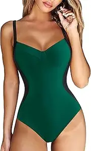 [RXRXCOCO] Women's Wrap Push Up Bikini Top with Tummy Control High Waist Bikini Set Swimwear