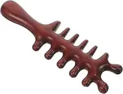 FRCOLOR Scalp Brush Wide Teeth Massaging Hair Comb Wooden Body Anti-static Hair Brush Scalp Massager Comb