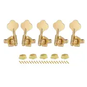 4R1L Gold Vintage Open Style 5-strings Bass Tuning Pegs Tuners Machines Heads
