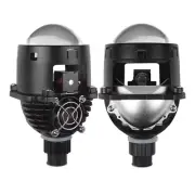 LHD Mini Headlight 2.5 inch Bi LED Projector Lens Hi-Lo 120W Retrofit Universal