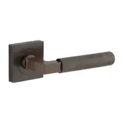 Iver Brunswick Door Lever Handle on Square Rose Passage