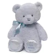 GUND - My First Teddy Bear Blue 38cm - Nursery Soft Toy Teddy Bears