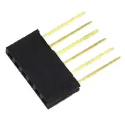 100pcs 6 Pin 2.54 mm Stackable Long Legs Femal Header For Arduino Shield