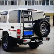 Climbing Ladder Compatible for Toyota Land Cruiser Car Roof Climbing Tools Tailgate Ladder