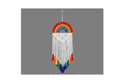 Crystal Wonderland Rainbow Suncatcher Macrame Hanging