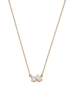 Moon & Meadow 14K Yellow Gold Lab Grown Diamond Pear & Round Duet Pendant Necklace, 16-20