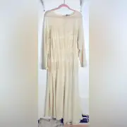 NWT ASOS Boho Eyelash Lace Long Sleeve Wedding Gauze Dress SZ 16