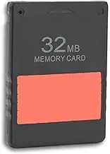 Lazmin112 32MB Game Memory Card, High Speed FMCB V1.966 Memory Card Support for PS1 PS2 Games