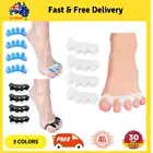 Toe Separator, Soft Gel Toe Spacers to Correct Bunions | 2 pairs Blue NEW