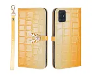 For Samsung Galaxy A71 5G Cover Wallet - Yellow