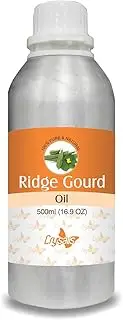 CRYSALIS Ridge Gourd Oil | Pure & Natural Undiluted Cold Pressed Carrier Oil - 500ml/16.90 fl oz