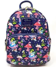 NEW Loungefly Exclusive Disney Alice in Wonderland Floral Mini Backpack EXACT BP