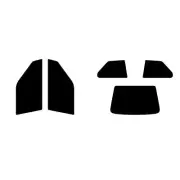 For Renault 19 3-door Hatchback 1988-97 Full Pre Cut Window Tint Kit Car Film