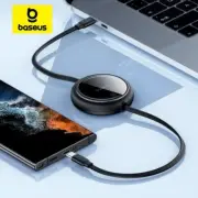 Baseus Retractable 100W USB C Cable For iPhone 15 Pro Max iPad Fast Charge Cable