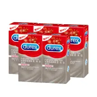 在飛比找momo購物網優惠-【Durex杜蕾斯】超薄更薄型保險套10入*5盒(共50入)