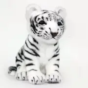 Hansa - White Siberian Amur Tiger Cub - Realistic Soft Stuffed Plush Toy - 26cm