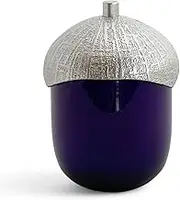 J-Kitchens Miso Soup, Bowl, 63.0 fl oz (160 cc), 2.9 x 3.9 inches (7.3 x 10 cm), Eggplant Lid, Silver Parent Eggplant Navy Blur Made in Japan