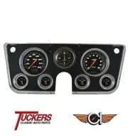1967-72 ChevyGMC Truck Velocity Series Black Gauges Classic Instruments CT67VSB