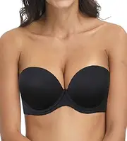 [YANDW] Strapless Convertible Pushup Bra Heavily Padded Lift Up Supportive Add Two Cup Multiway Tshirt Bras