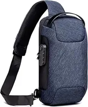 [HOXSURY] Anti theft Crossbody Sling bag,Waterproof Chest Daypack with USB Charging…