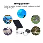 Plug-in Solar Powered Oxygenator Air Pump Fish Pond Pool Water Oxygen Aerator