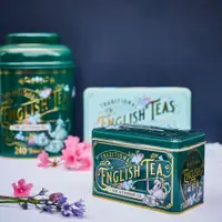 在飛比找樂天市場購物網優惠-英國NEW ENGLISH TEAS斯里蘭卡紅茶燙金浮雕鐵罐