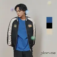 在飛比找momo購物網優惠-【plain-me】和樂龍龍橫須賀外套 PLN1162-24