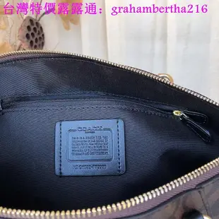 台灣特價coach F79998 蔻馳新款時尚百搭女士餃子包 單肩包 斜跨斜背包 手提包 精品女生包包