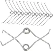 HYTROVE Garden Tool Essential 20pcs Left and Right Bent Replacement Springs Stainless Steel Pruning Shear Spring Easy to Use