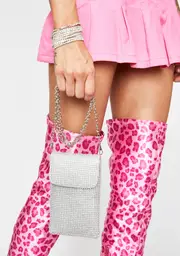 Bling Up Rhinestone Crossbody Bag