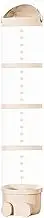 Stuffed Animal Storage Tube, Clear Standing Toy Organizer Bucket, Stackable Soft Plush Doll Storage Holder for Kids' Bedroom & Nursery (PET, PP, 130x28x28cm)