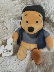 Hunny bee BIKER POOH Disney bean bag plush beanie