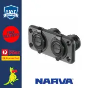 Narva Twin Accessory Sockets Flush Mount Dual Narva Cigarette Socket 12V / 24V
