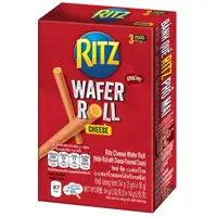 在飛比找蝦皮購物優惠-Ritz Cheese Wafer Roll 起司捲 54G