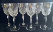 Cristal De France Wine Glasses Set of 6