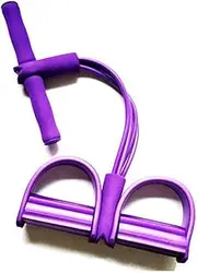Pedal Exerciser Sit-up Pull Rope Fitness Resistance Bands Latex Pedal Exerciser Expander Elastic Bands Yoga Equipment Pilates Workout Foot Pedal Exerciser (Size : Purple)