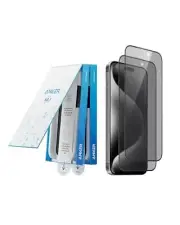 2 Pack for Screen Protector, Anti-Spy HD Tempered iPhone 15 Pro Max Privacy