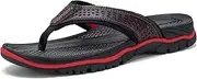 [AILLOSA] Men's Sandals Classic Men's Flip Flops Casual Beach Sandals Outdoor Pool Flip Flops for Adults