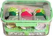 Fruit Storage Container | Outdoor Food Container Lidded,Daily Us Kitchen Serving Case, Reusable Organizer for Camping Picnic Snacks Fruits Sandwich