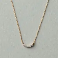 在飛比找momo購物網優惠-【ete】K18YG 層疊Mini微笑鑽石項鍊(金色)