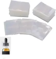 1000 Pieces PVC Heat Shrink Wrap Film Clear Perforated Shrink Bands Seal Band...