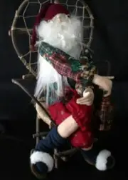Cloth Art Doll Pattern “Woodland Santa” By Jacquie Lecuyer