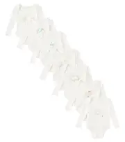 [Stella McCartney Kids] Stella McCartney Kids Baby set of 7 cotton jersey bodysuits M 24 white