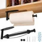 Paper Towel Holder Hanger Rack Kitchen Toilet Shelf Organizer Under Cabinet Roll