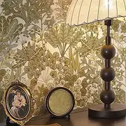 Safiyya Peel and Stick Wallpaper Forest Contact Paper Floral Leaf Wallpaper Removable Wallpaper Self Adhesive Decorative Wall Paper Brown Contact Paper for Walls 16.1"x118"