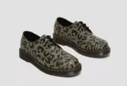Dr Doc Marten 1461 Leopard Print Green Oxford Men's 12new